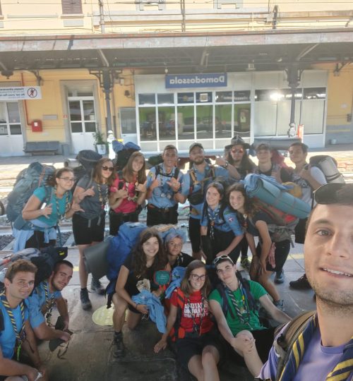 Buona strada alla stazione